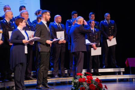 Slavnostna podelitev listin o napredovanju v čine gasilski častnik, višji gasilski častnik in visoki gasilski častnik (53)